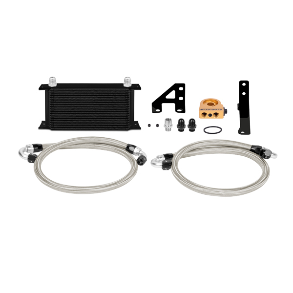 Mishimoto — Mishimoto 15 Subaru STI Thermostatic Oil Cooler Kit - Black - view 10